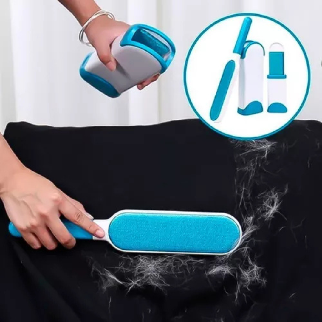 Cepillo para pelos autolimpiable - Elimina el pelo de tu mascota en segundos 🐾