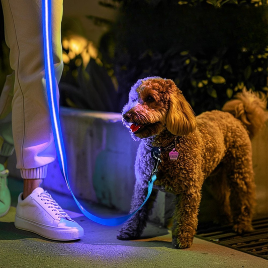 Correa LED para Paseos Nocturnos – Seguridad y Estilo